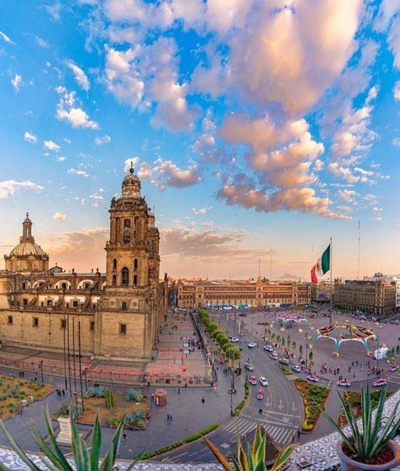 Modern Studio, Rooftop Charm, Cdmx Center2 Mexico City Luaran gambar