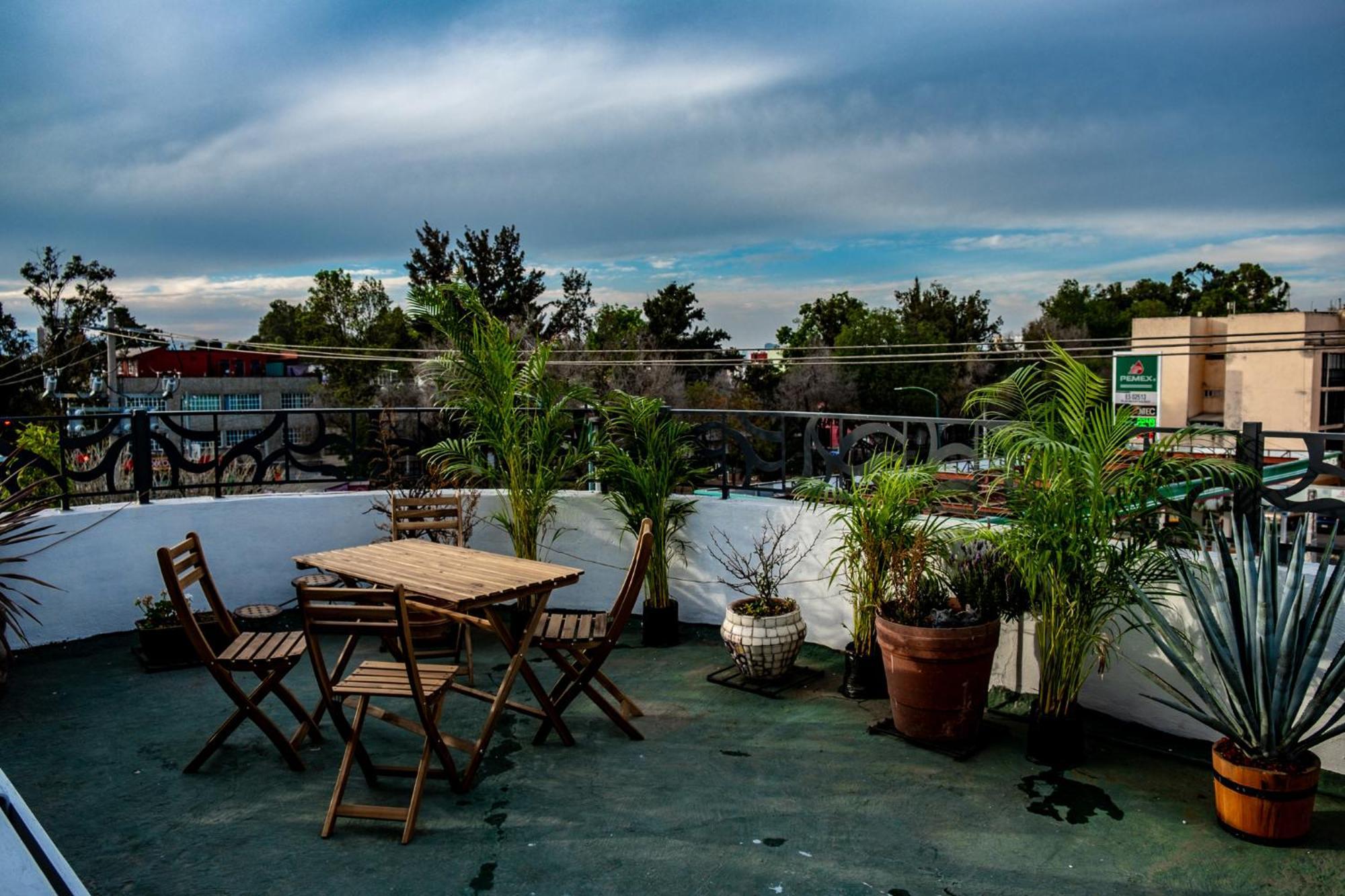 Modern Studio, Rooftop Charm, Cdmx Center2 Mexico City Luaran gambar